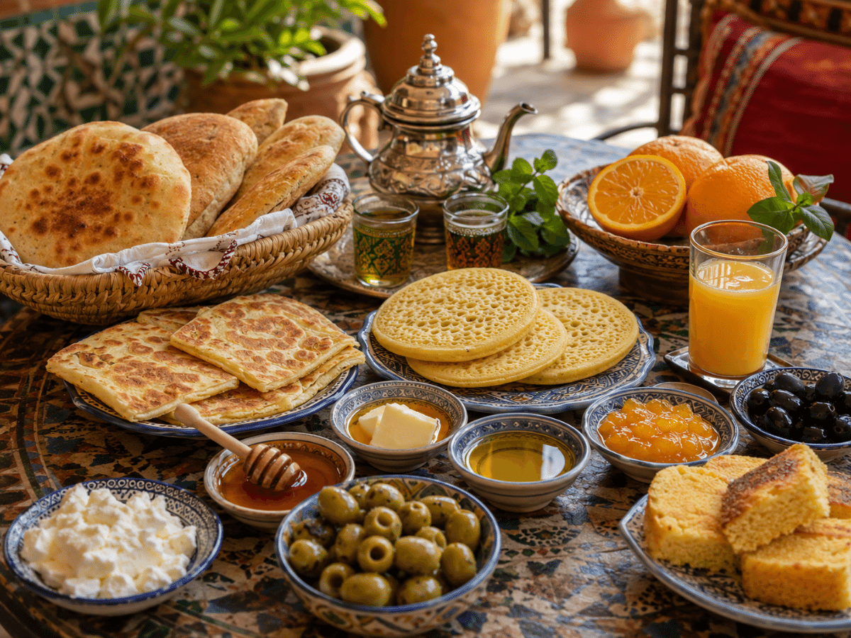 Moroccan Breakfast | Traditional Morning Foods