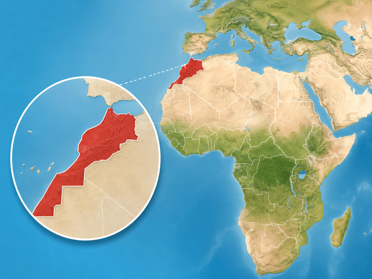 Where Is Morocco Located in Africa? | Morocco Map & Geography