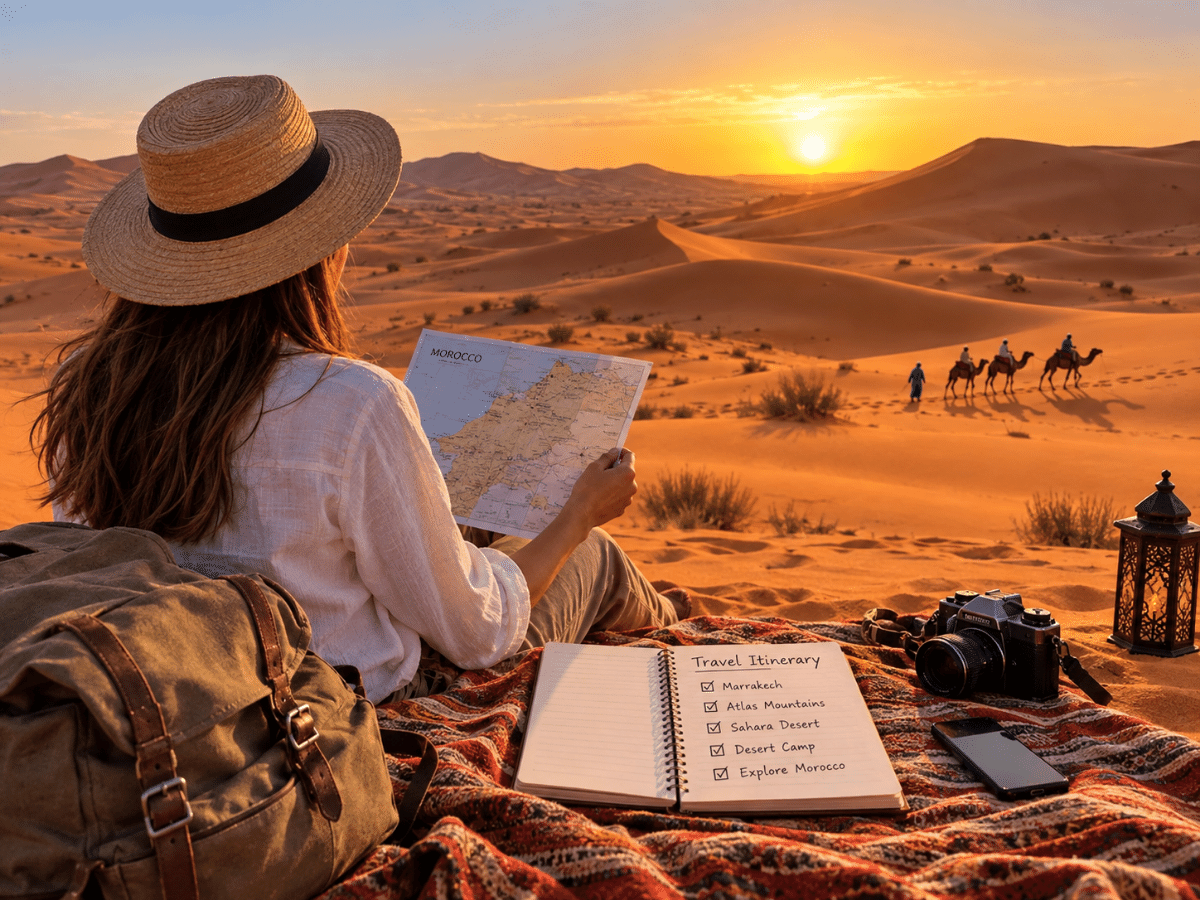 Travel Itinerary Template | Plan Your Morocco Trip
